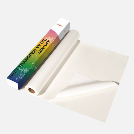 Flock HTV Heat Transfer Vinyl-12" x 6FT(2 colors)