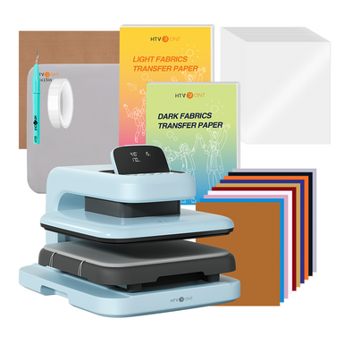 HTVRONT Auto Heat Press 2 - Smart 230V - Essential Budle