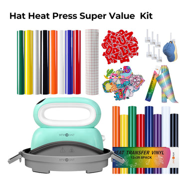 HTVRONT Hat Heat Press Machine Super Value  Kit