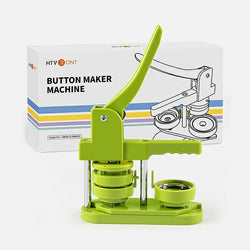 Button Maker Machine 58mm with Free 110pcs Button Supplies - No Need to Install Pin Maker