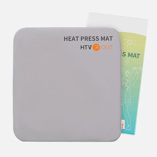 HTVRONT T shirt Heat Press Machine 10" x 10" 230V,Easy use,Iron Press for Sublimation and HTV Vinyl [Buy T shirt Machine get Free Heat Press Mat]-Heat Press Mat(11.5”x11.5")
