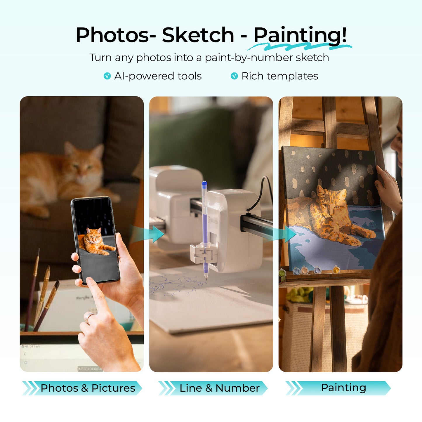 LOKLiK-HTVRONT iPaint | AI-Powered Painting Machine