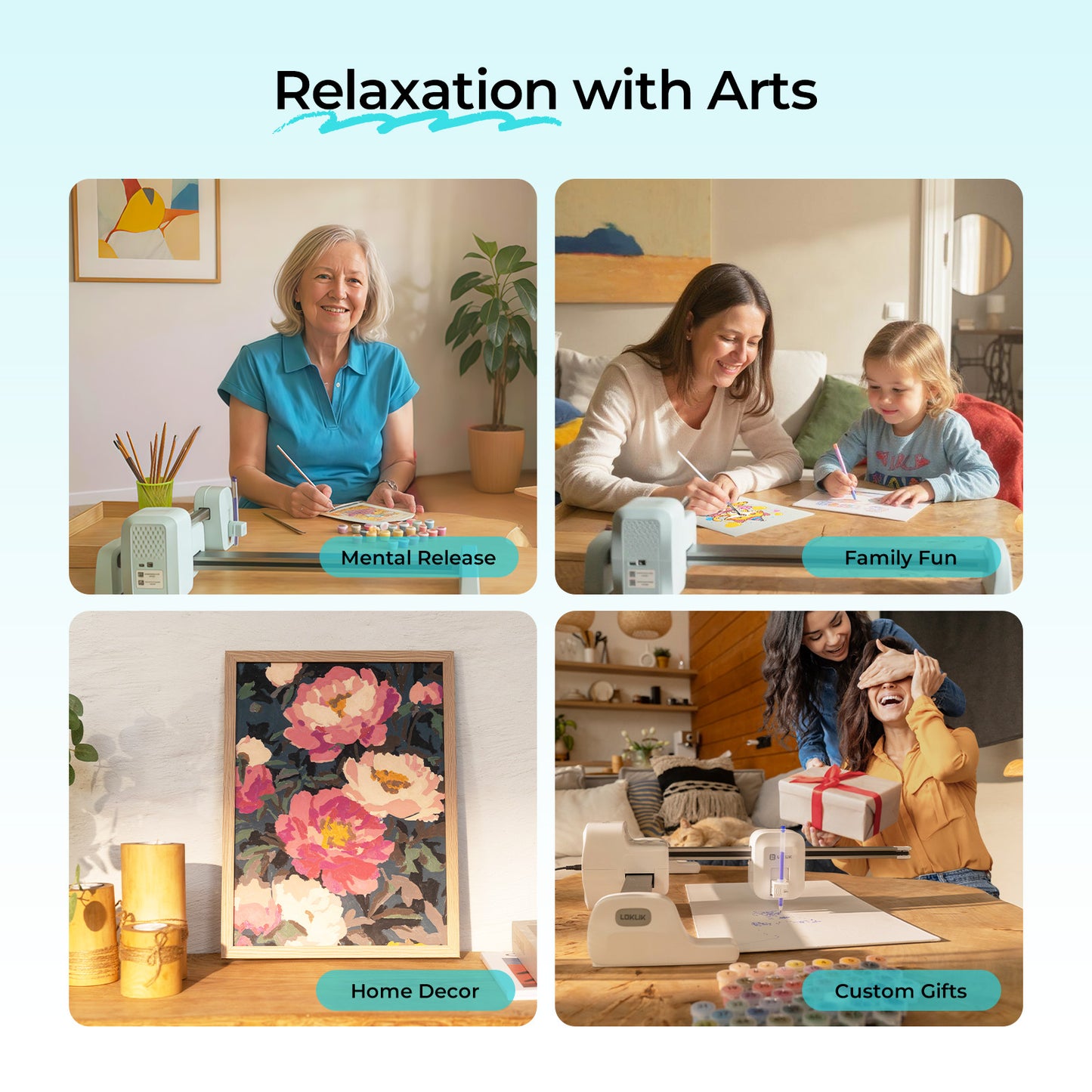 LOKLiK-HTVRONT iPaint | AI-Powered Painting Machine