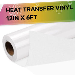 Flock HTV Heat Transfer Vinyl-12" x 6FT(2 colors)