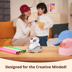 【Special Deals】HTVRONT Hat Heat Press Machine With Lucky box For Free,for trucker hat&cap