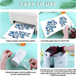 4 Pack Glass Sublimation Pack + Basic Sublimation &  Permanent Vinyl Bundle