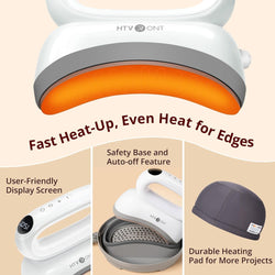 【Special Deals】HTVRONT Hat Heat Press Machine With Lucky box For Free,for trucker hat&cap