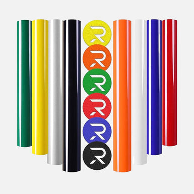Multicolor 3D Puff Vinyl Heat Transfer - 8 Sheets Assorted Colors (12“x10")
