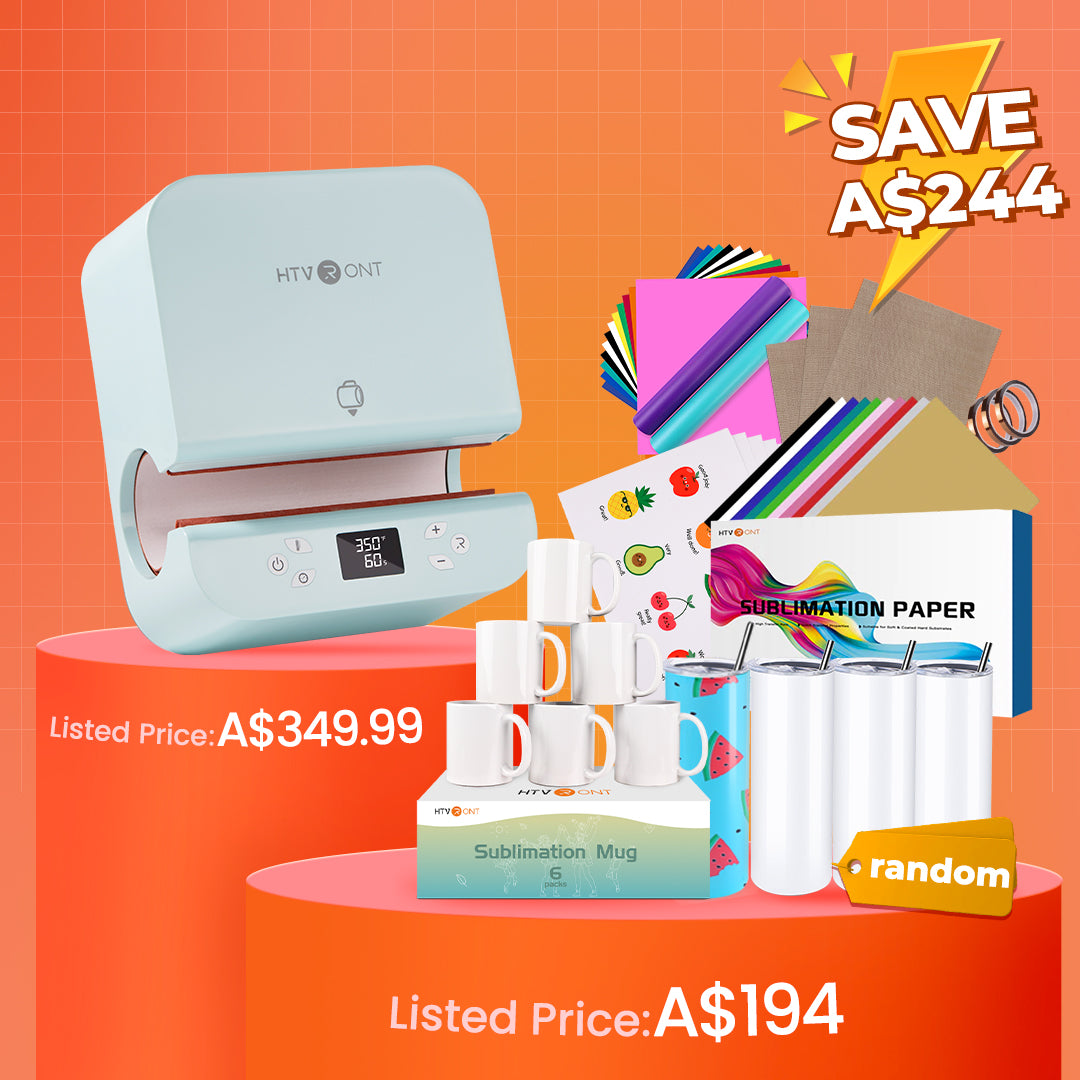 HTVRONT Auto Tumbler Heat Press Machine With Free LuckyBox- Sublimation Tumbler Heat Press,for Tumbler,Mug,Glass,Cup&Bottle 10-30oz
