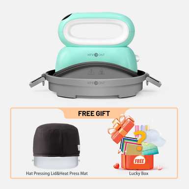 【Special Deals】HTVRONT Hat Heat Press Machine With Lucky box For Free,for trucker hat&cap