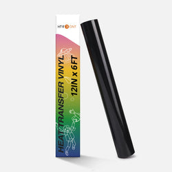 Flock HTV Heat Transfer Vinyl-12" x 6FT(2 colors)