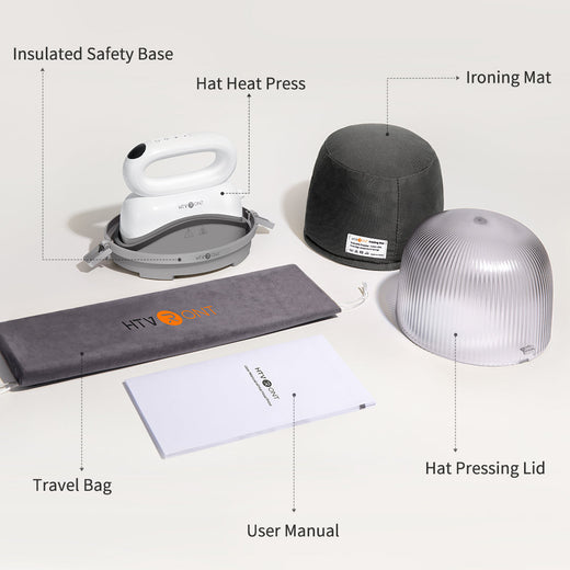 [Premium Bundle]HTVRONT Hat Heat Press Machine+ Super Valued Premium Box(≥80pcs HTV&Sumblimation Materials & Random Tools ≥A$155)