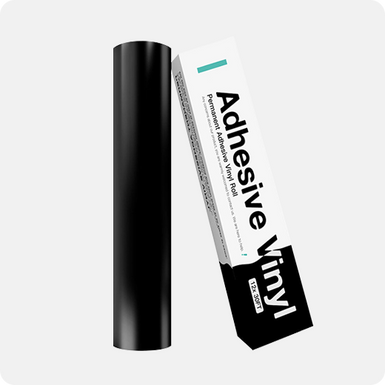 Permanent Adhesive Vinyl Roll - 12"x30 Ft (4 Colors)