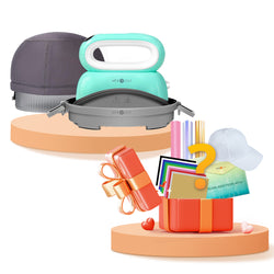 【Special Deals】HTVRONT Hat Heat Press Machine With Lucky box For Free,for trucker hat&cap