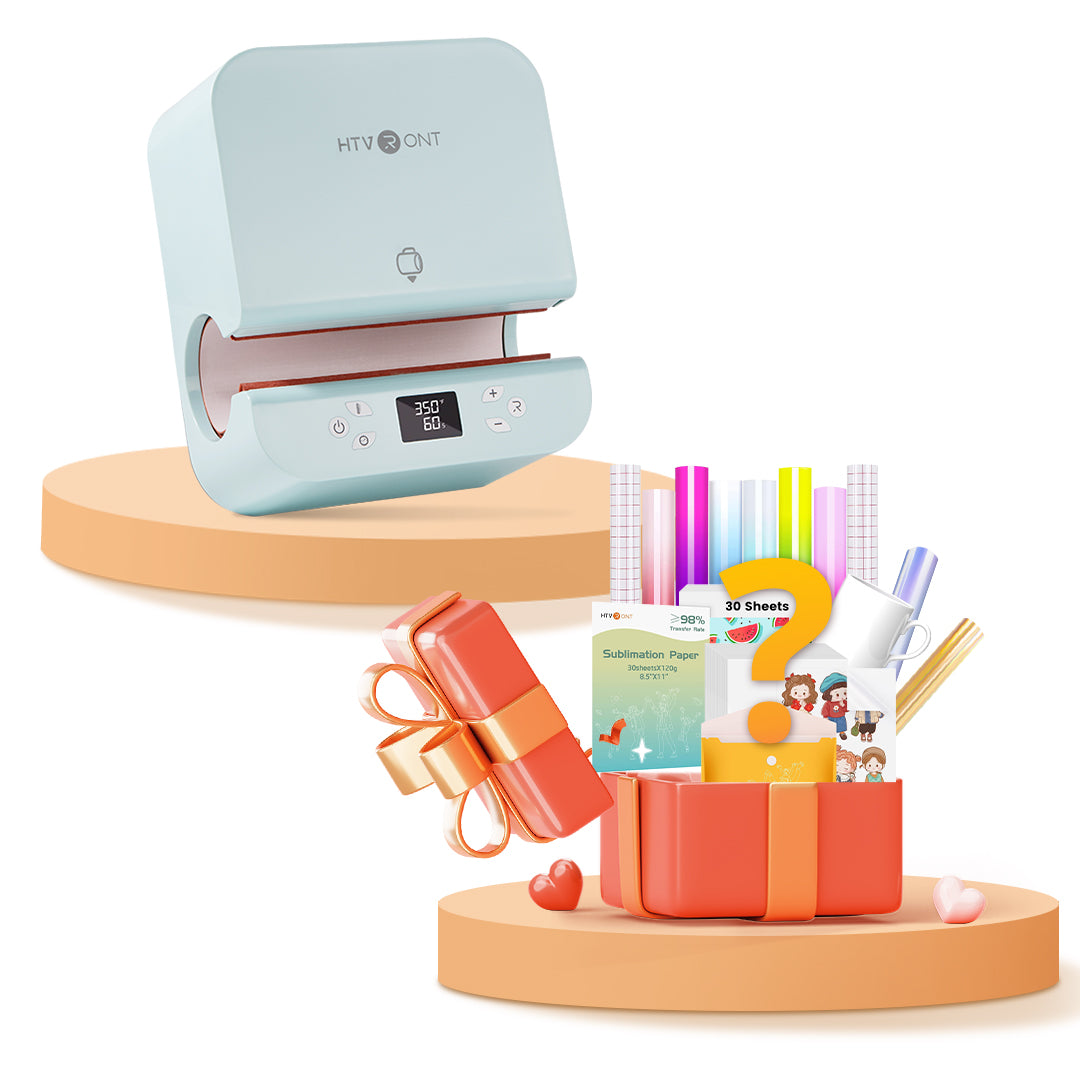 HTVRONT Auto Tumbler Heat Press Machine With Free LuckyBox- Sublimation Tumbler Heat Press,for Tumbler,Mug,Glass,Cup&Bottle 10-30oz