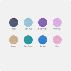 Glitter Heat Transfer Vinyl Rolls - 10" x 5Ft (8 Colors Available)