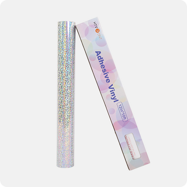 Holographic Sparkle Adhesive Vinyl Roll - 12 x 10 FT (3 Colors)