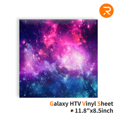 Galaxy Heat Transfer Vinyl Sheet - 11.8" x 8.5" Single Pack (4 Colors)