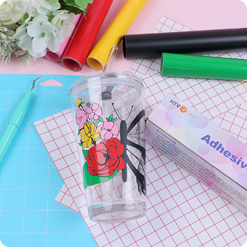 Permanent Adhesive Vinyl Roll - 12"x5 Ft (35 Colors)