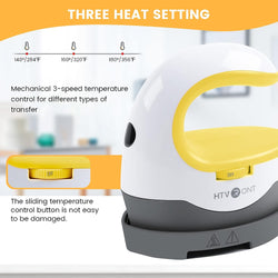 HTVRONT Mini2 Portable Iron Heat Press Machine - for T Shirts, Hats