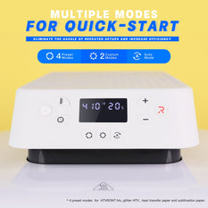 HTVRONT Auto Heat Press Machine 15" x 15" 230V - (2 Colors)