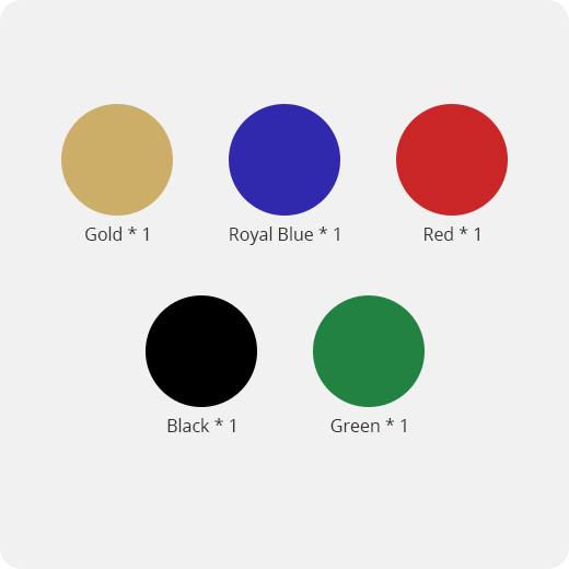 Heat Transfer Vinyl Bundle - 12"x10" 5 Pack(5 Assorted Deep Colors)