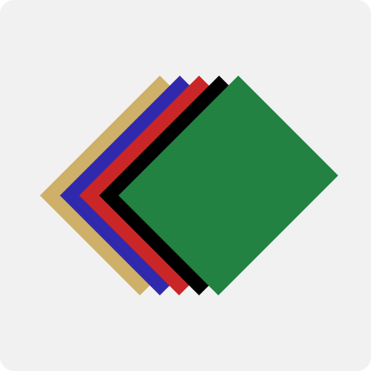 Heat Transfer Vinyl Bundle - 12"x10" 5 Pack(5 Assorted Deep Colors)