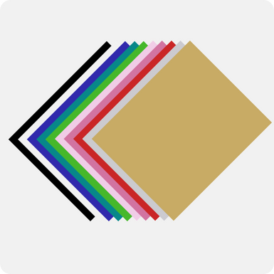 Heat Transfer Vinyl Bundle - 12" x 10” 10 Pack (10 Assorted Colors )