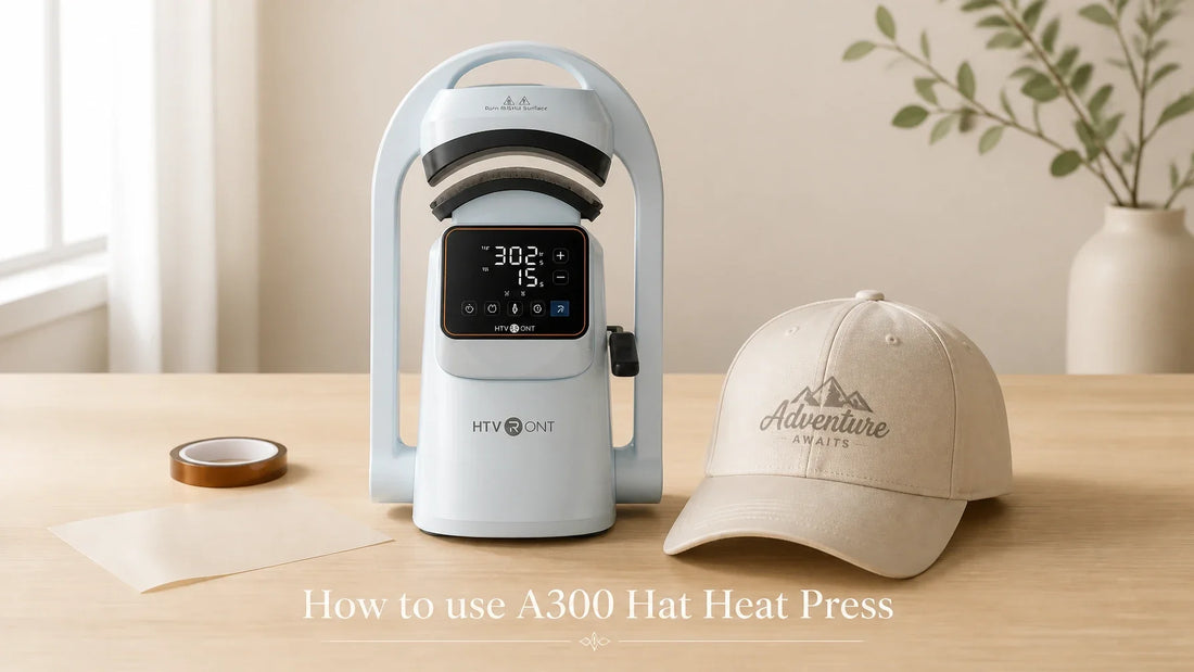 How to use A300 Hat Heat Press