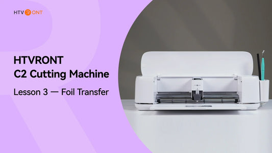 Vinyl Cutter Lesson 3 - Foil Transfer
