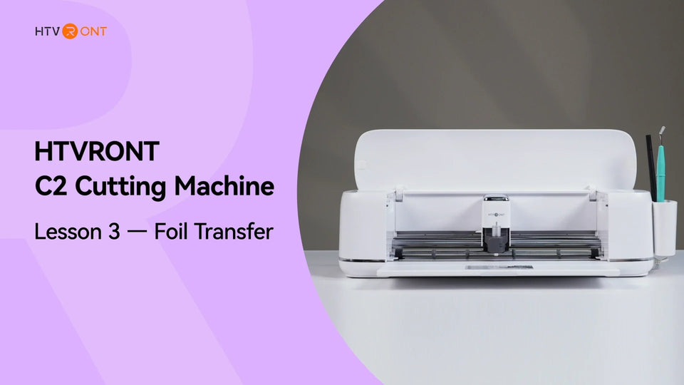 Vinyl Cutter Lesson 3 - Foil Transfer