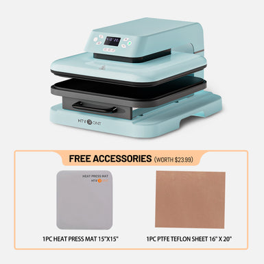 [Machine bundle]HTVRONT Auto Heat Press 15"x15" + Tumbler Heat Press Machine
