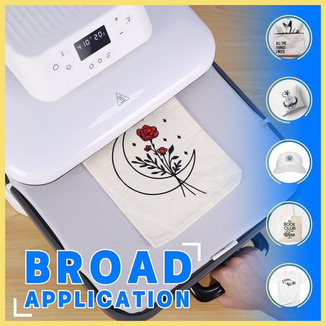 [Buy 1 Get 2]HTVRONT Auto Heat Press Machine 15" x 15" 230V & Free Mini Heat Press Machine