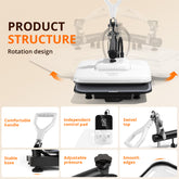[⚡Flash Deal] Manual Heat Press Machine 15" x 15" 230V - (2 Colors) & Free Mini Heat Press