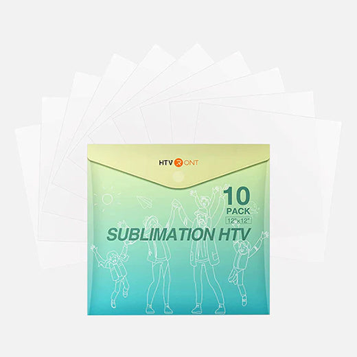[SAVE A$21] Sublimation HTV Vinyl & 2 Rolls 5FT HTV Bundle (1 Roll 10FT + 10 Sheet + 2 Rolls 5ft )