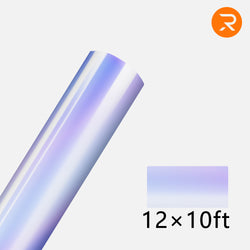 Holographic Adhesive Vinyl Roll - 12"x10 Ft (16 Colors)