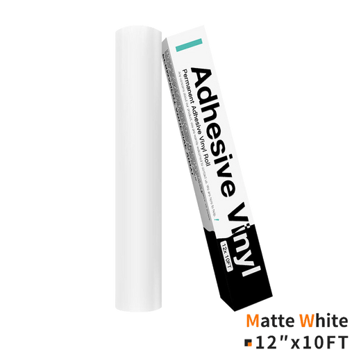 【Clearance】Permanent Adhesive Vinyl Roll - 12"x10 Ft （28 Colors)
