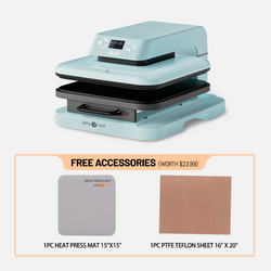 [🎃Halloween Kit] Auto Heat Press Machine 15"x15" + Heat Transfer Vinyl & Tools Bundle