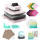 HTVRONT Auto Heat Press 2 - Smart 230V - Ultimate Premium Kit - Pastel Pink
