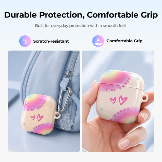 Sublimation Blank Glossy AirPods Set - 6 Pcs,For H17 Heat Press