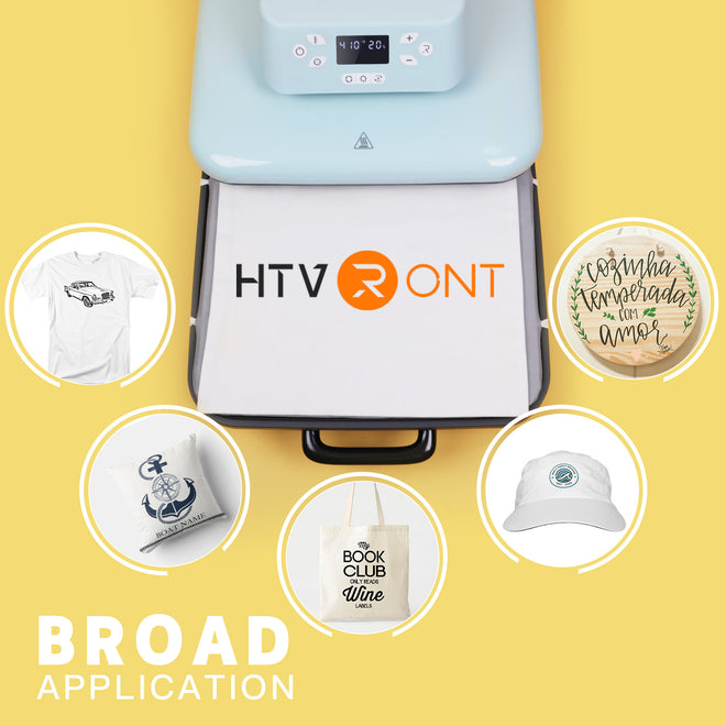 HTVRONT Auto Heat Press 15" x 15"  230V - (2 Colors)  - Standard Kit - White