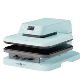 HTVRONT Auto Heat Press 15" x 15"  230V - (2 Colors)  - Standard Kit - White