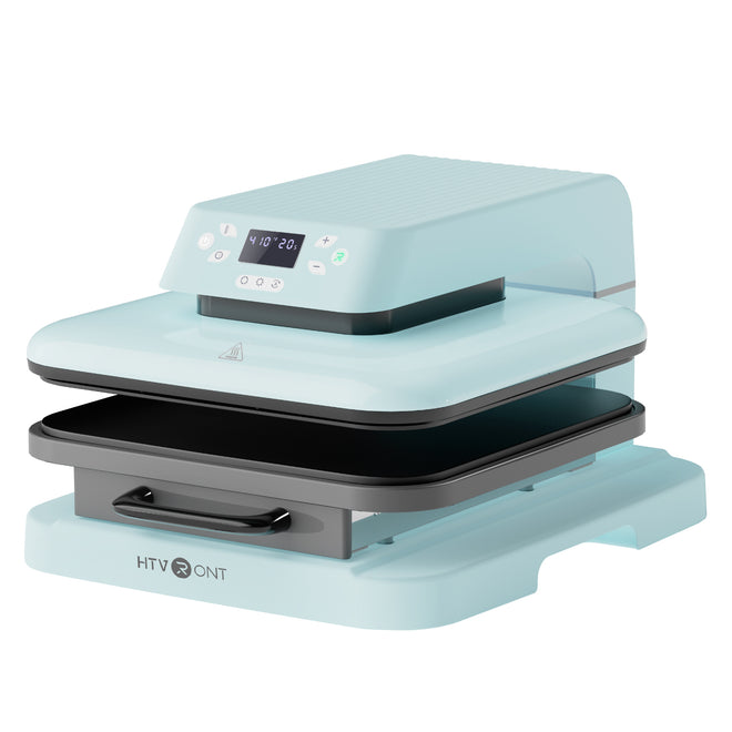 HTVRONT Auto Heat Press 15" x 15"  230V - (2 Colors)  - Standard Kit - White