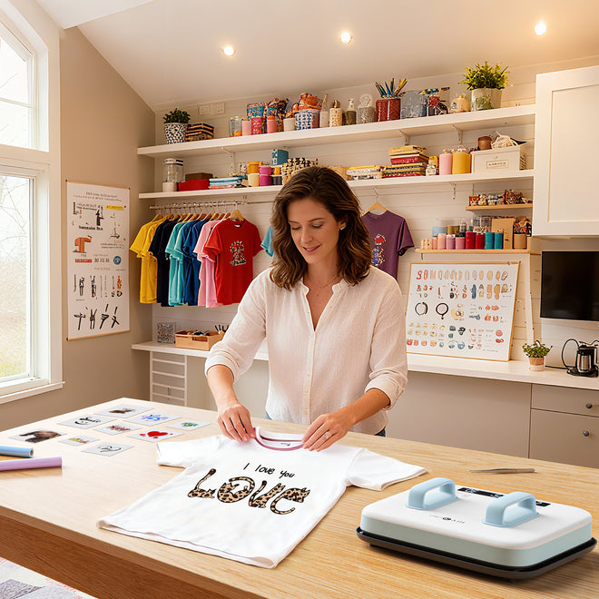 New Arrival! HTVRONT H10 12x10in Heat Press