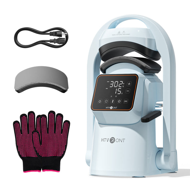 【Pre-Order Shipping By Late September】New! HTVRONT A300 Auto Hat Heat Press