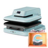 [Buy 1 Get 2]HTVRONT Auto Heat Press Machine 15" x 15" 230V & Free Mini Heat Press Machine