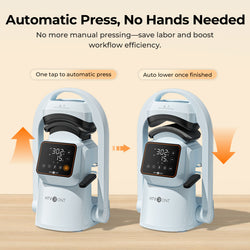 [All-In-One]HTVRONT Auto Heat Press 2+Tumbler Heat Press + A300 Hat Heat Press
