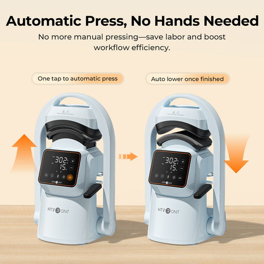 [All-In-One]HTVRONT Auto Heat Press 2+Tumbler Heat Press + A300 Hat Heat Press