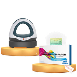 Mini Heat Press Machine + Lucky Bag (Random Sublimation Materials ≥A$60)