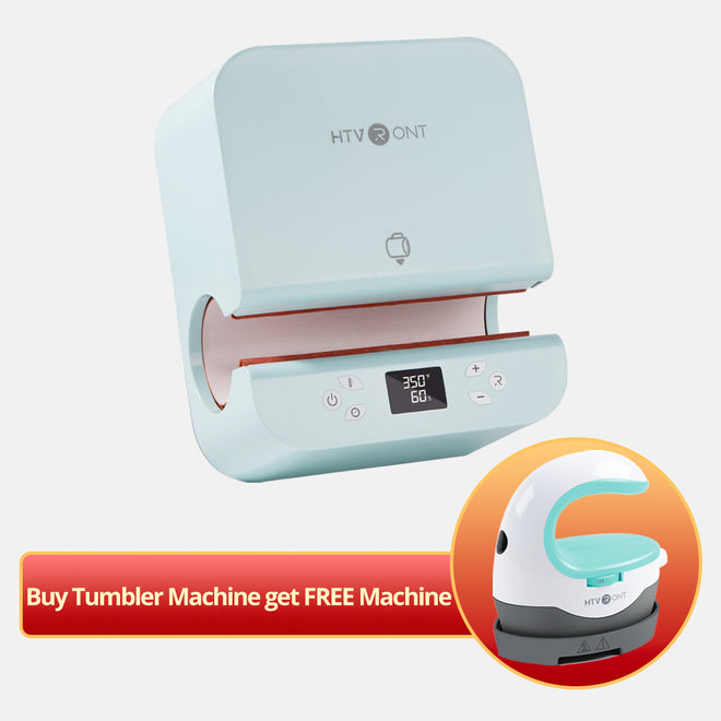 HTVRONT Auto Tumbler Heat Press & Free Mini2 Heat Press Machine